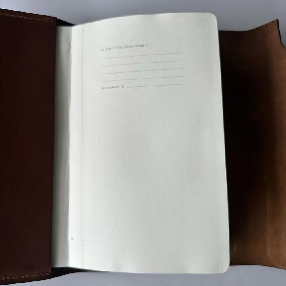 Tactile Craftworks Leather Milwaukee Map Journal Lined Moleskin Notebook Unused